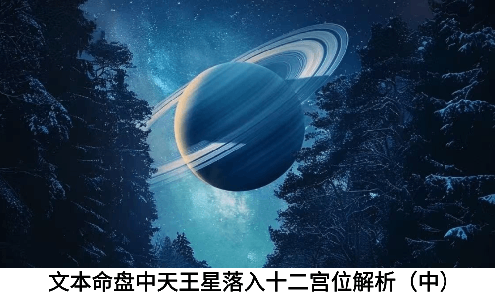 本命盘中天王星落入十二宫位解析(中)