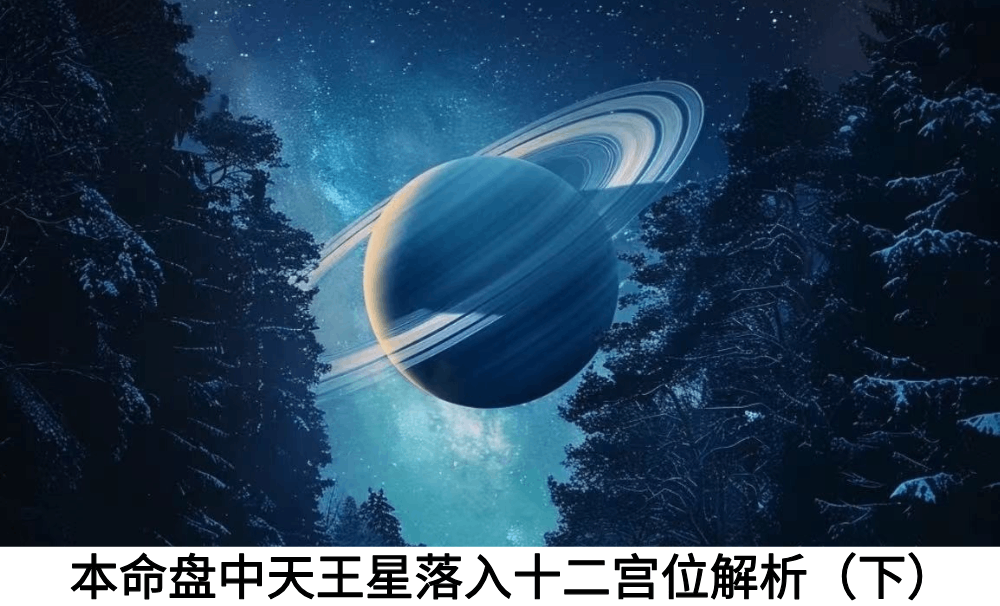 本命盘中天王星落入十二宫位解析(下)