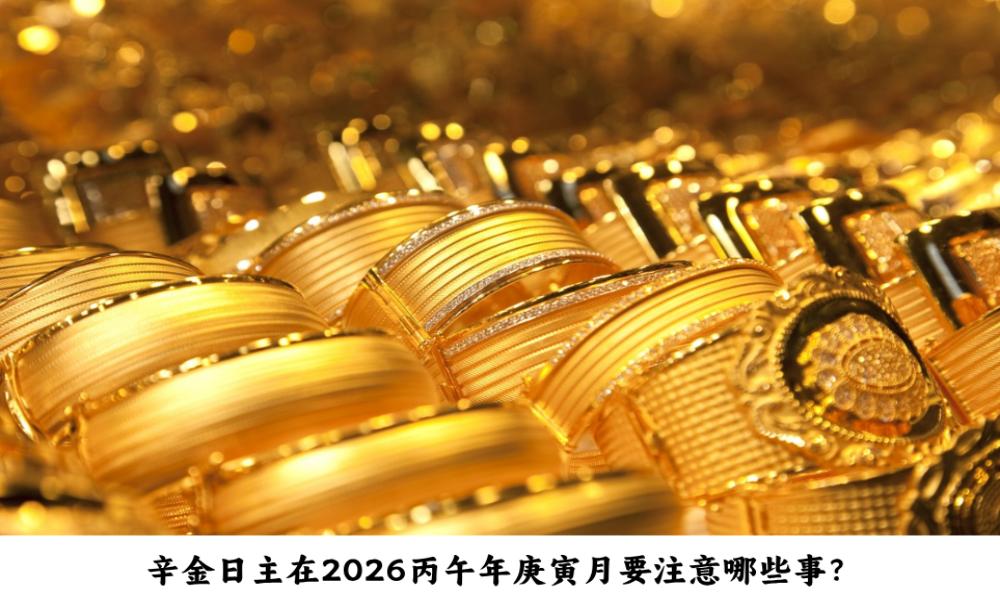 辛金日主在2026丙午年庚寅月要注意哪些事？