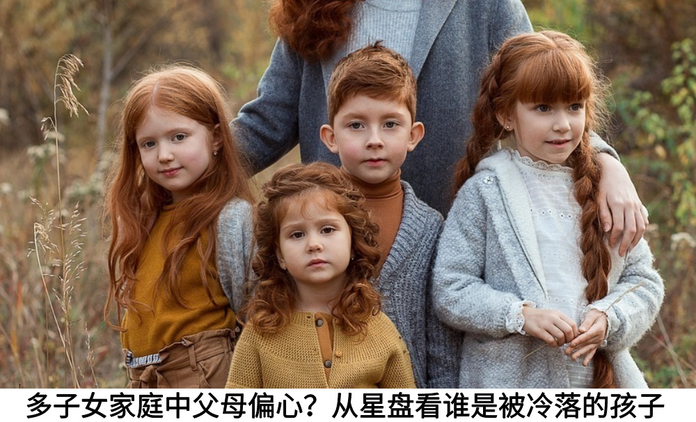 多子女家庭中父母偏心？从星盘看谁是被冷落的孩子