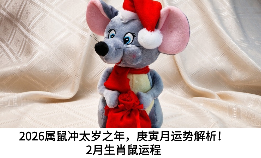 2026属鼠冲太岁之年，庚寅月运势解析！2月生肖鼠运程