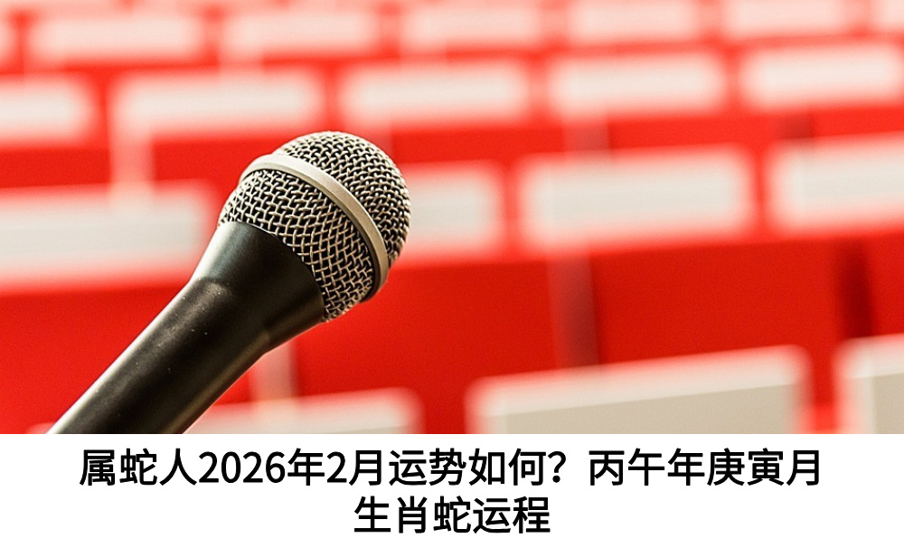 属蛇人2026年2月运势如何？丙午年庚寅月生肖蛇运程
