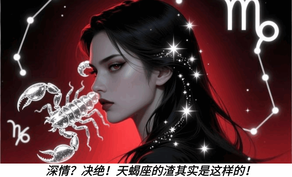 深情？决绝！天蝎座的渣其实是这样的！