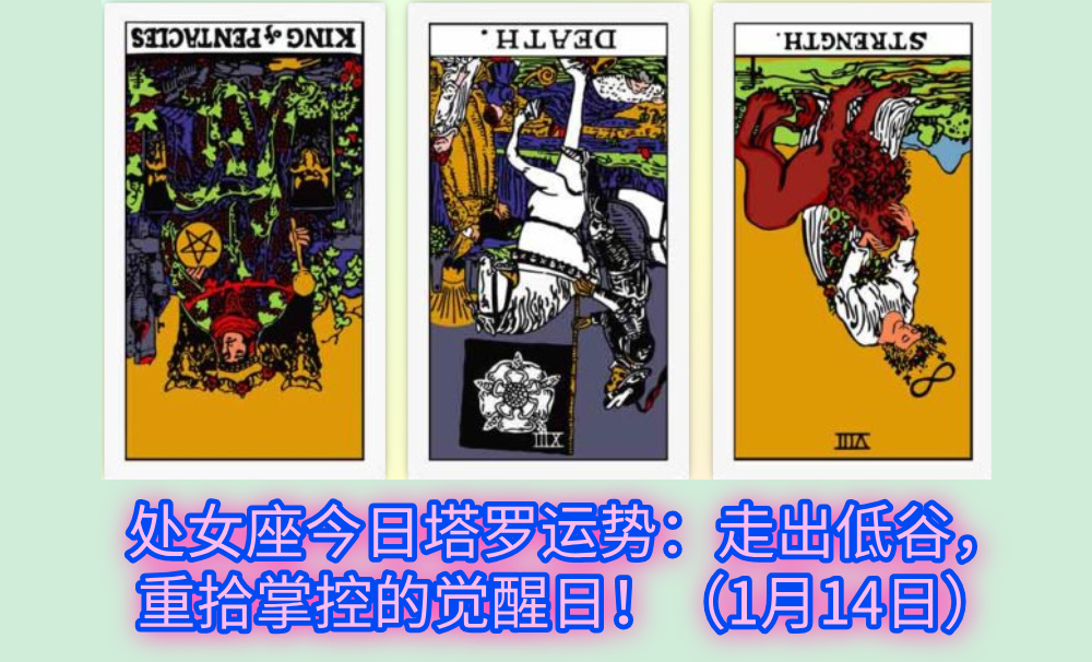 处女座今日塔罗运势：走出低谷，重拾掌控的觉醒日！（1月14日）