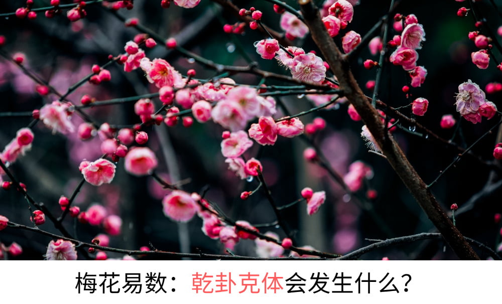 梅花易数：乾卦克体会发生什么？