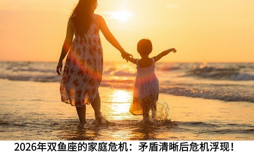 2026年双鱼座的家庭危机：矛盾清晰后危机浮现！