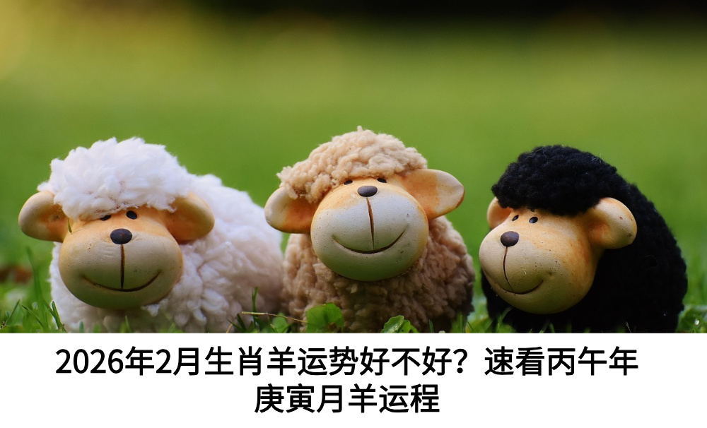 2026年2月生肖羊运势好不好?速看丙午年庚寅月羊运程