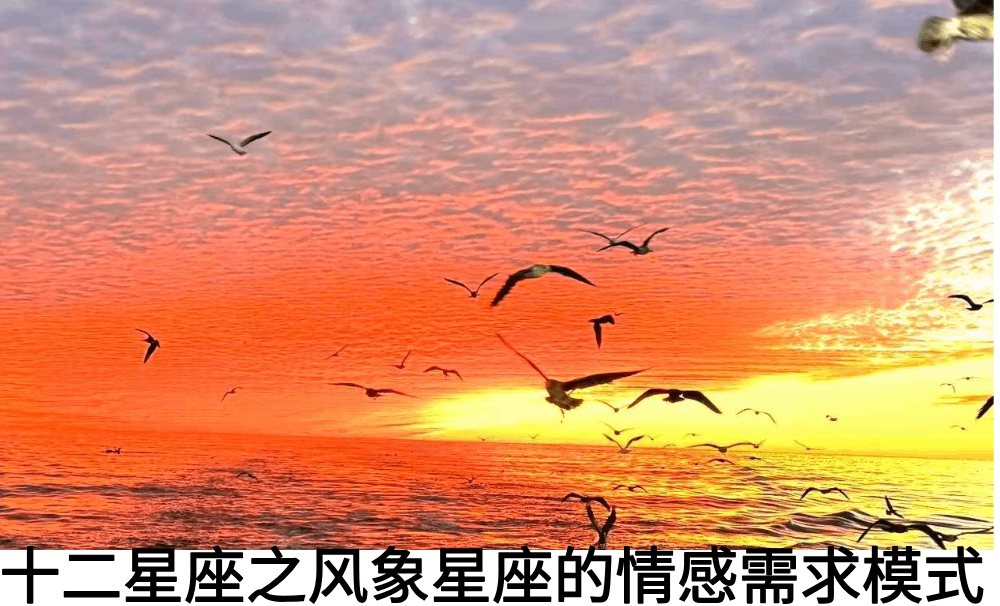 十二星座之风象星座的情感需求模式