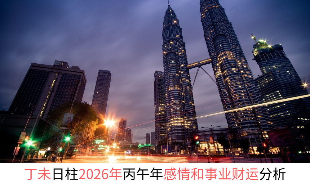 丁未日柱2026年丙午年感情和事业财运分析
