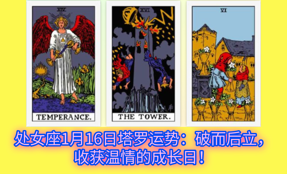 处女座1月16日塔罗运势：破而后立，收获温情的成长日！