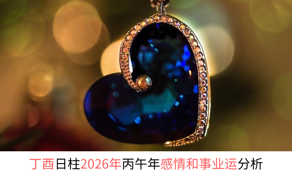 丁酉日柱2026年丙午年感情和事业财运分析