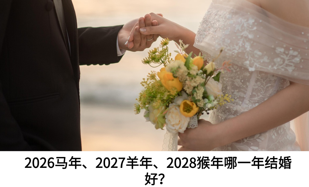 2026马年、2027羊年、2028猴年哪一年结婚好？