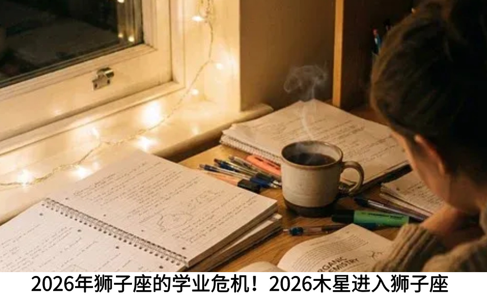 2026年狮子座的学业危机！2026木星进入狮子座