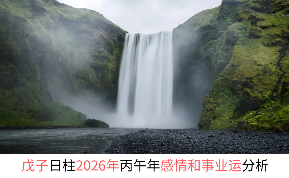 戊子日柱2026年丙午年感情和事业财运分析