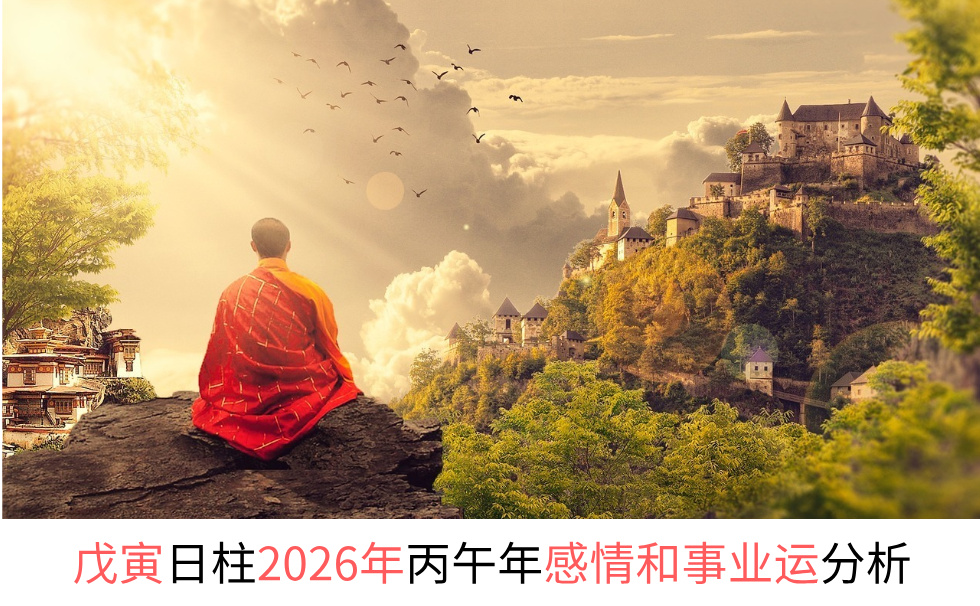 戊寅日柱2026年丙午年感情和事业财运分析