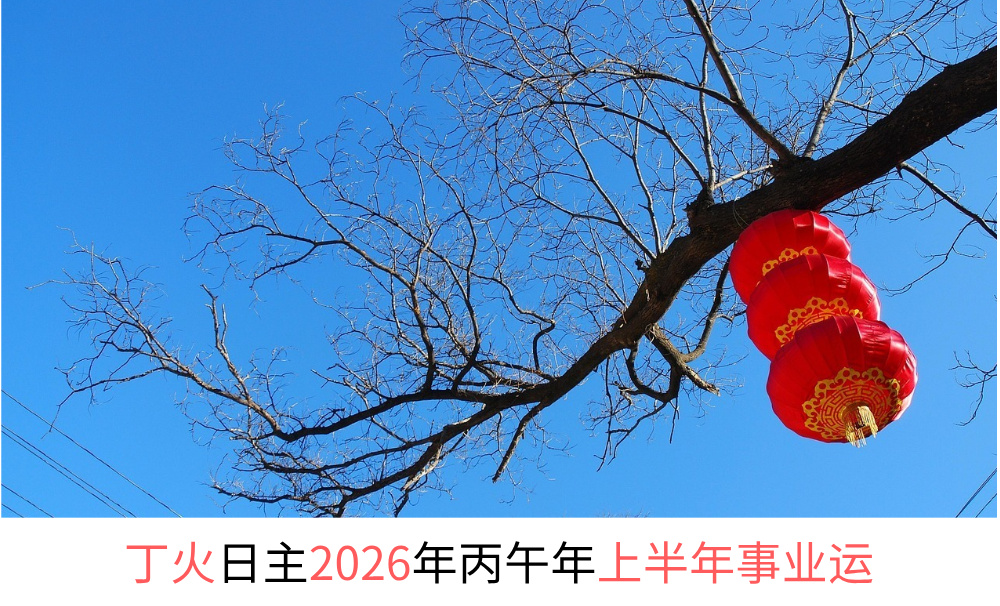 丁火日主2026年丙午年上半年事业运