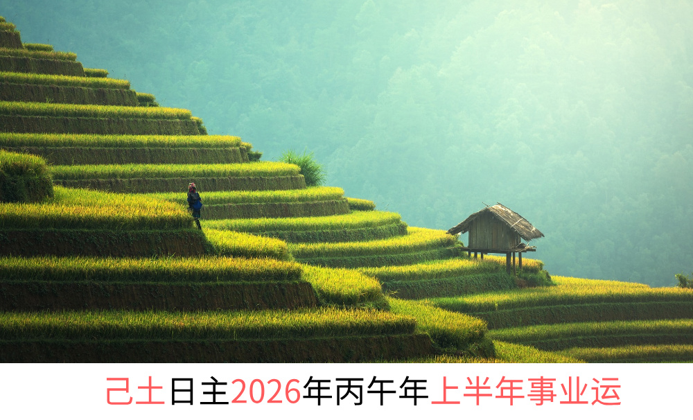 己土日主2026年丙午年上半年事业运