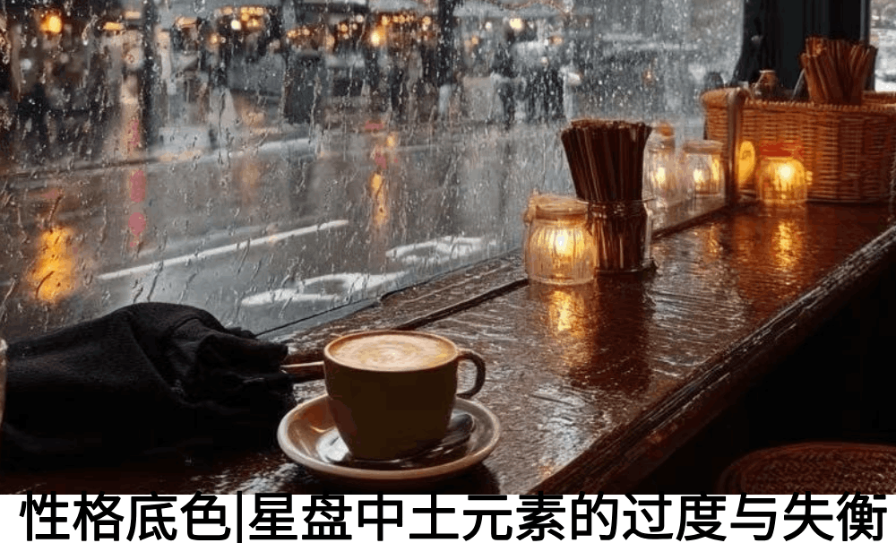 性格底色|星盘中土元素的过度与失衡