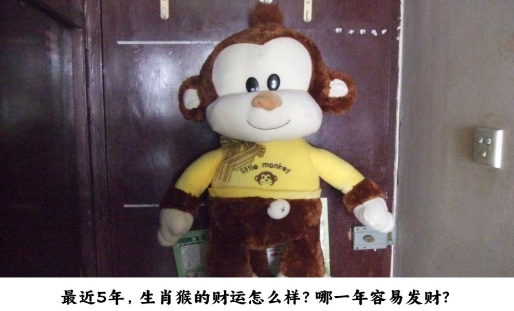 最近5年，生肖猴的财运怎么样？哪一年容易发财？