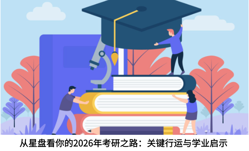 从星盘看你的2026年考研之路：关键行运与学业启示