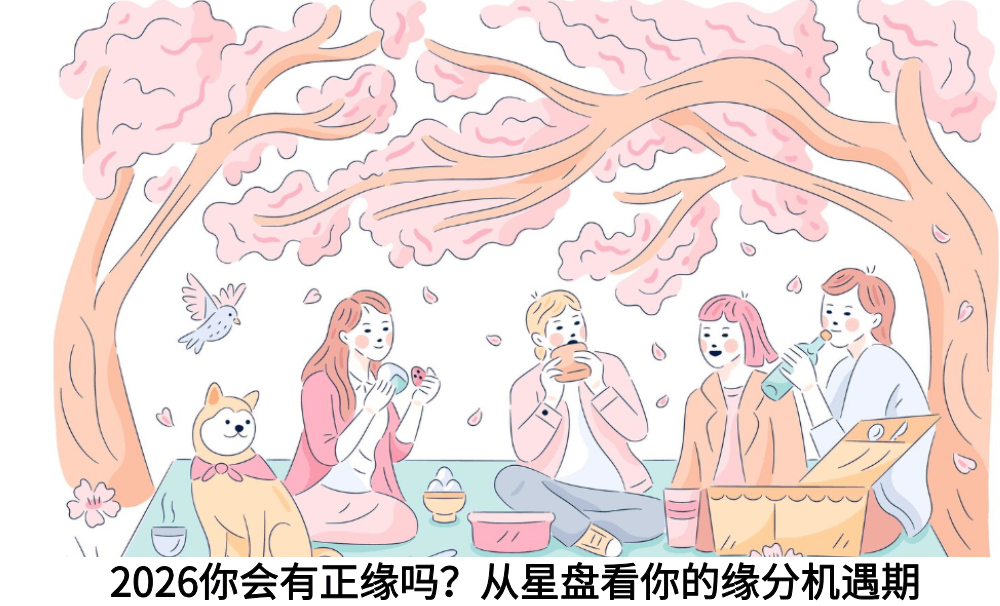 2026你会有正缘吗?从星盘看你的缘分机遇期