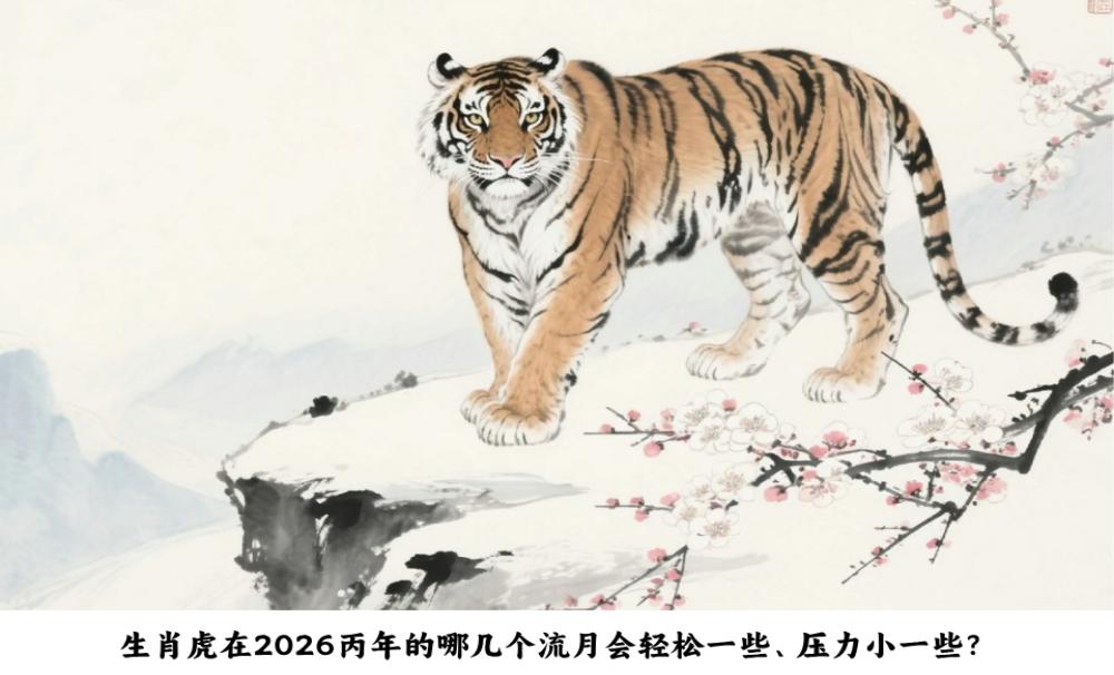 生肖虎在2026丙午年的哪几个流月会轻松一些、压力小一些？