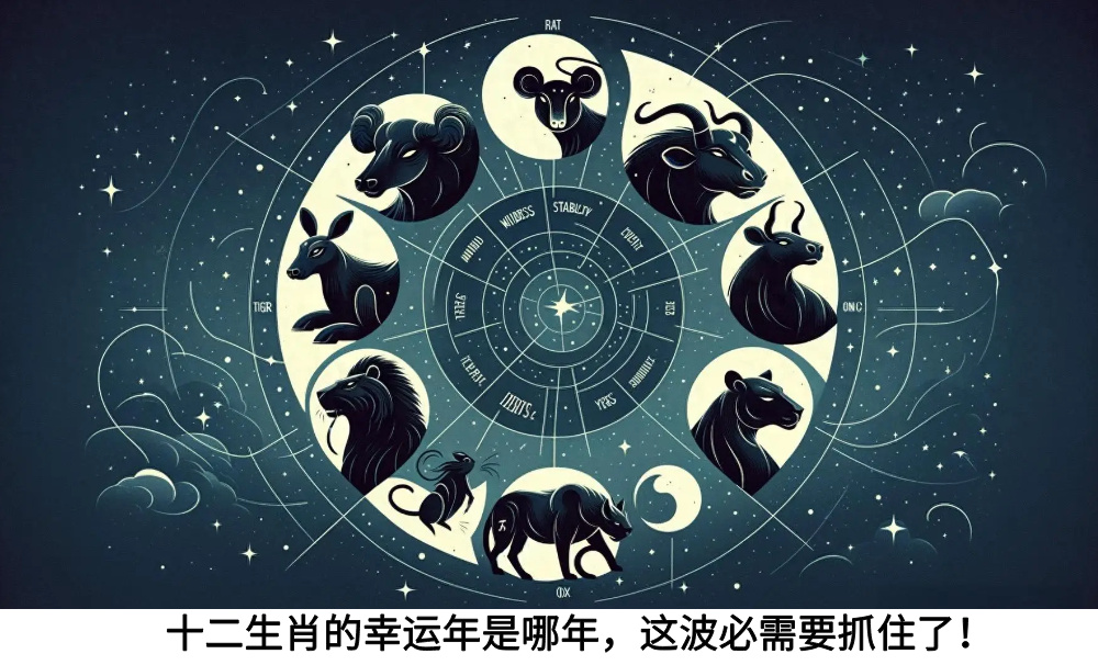 十二生肖的幸运年是哪年，这波必需要抓住了！