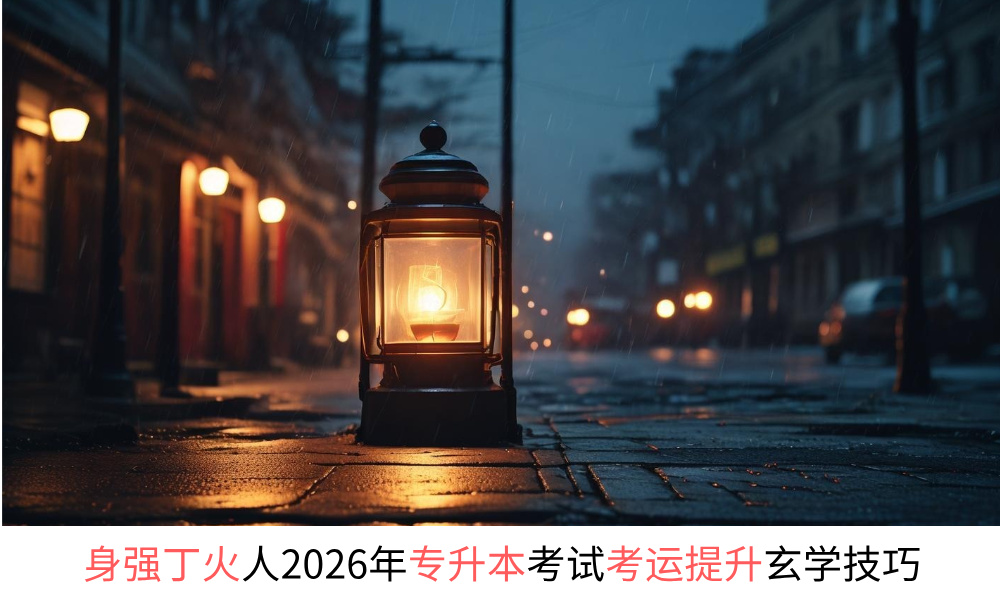 身强丁火人2026年专升本考试考运提升玄学技巧