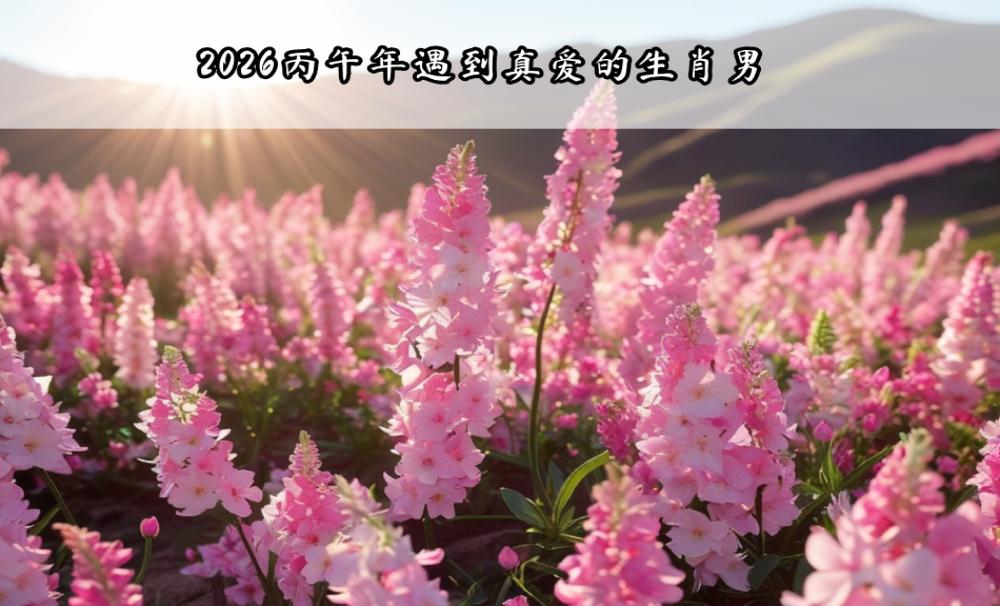 2026丙午年遇到真爱的生肖男