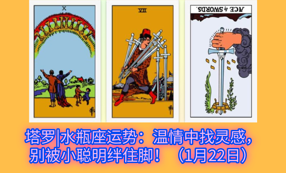 塔罗|水瓶座运势：温情中找灵感，别被小聪明绊住脚！（1月22日）