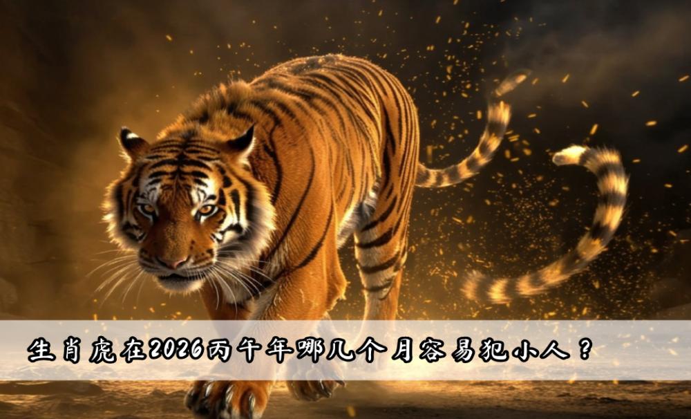生肖虎在2026丙午年哪几个月容易犯小人？
