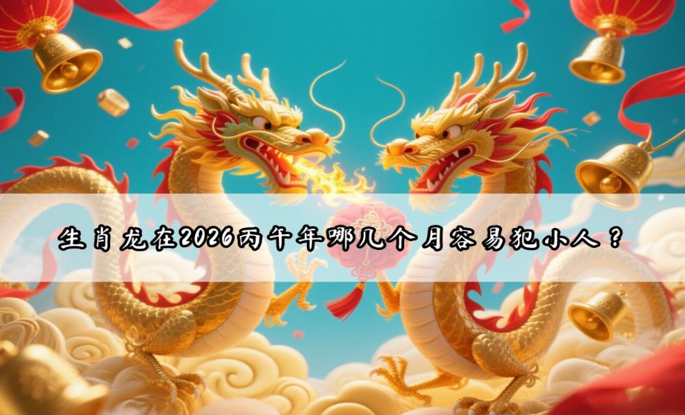 生肖龙在2026丙午年哪几个月容易犯小人？