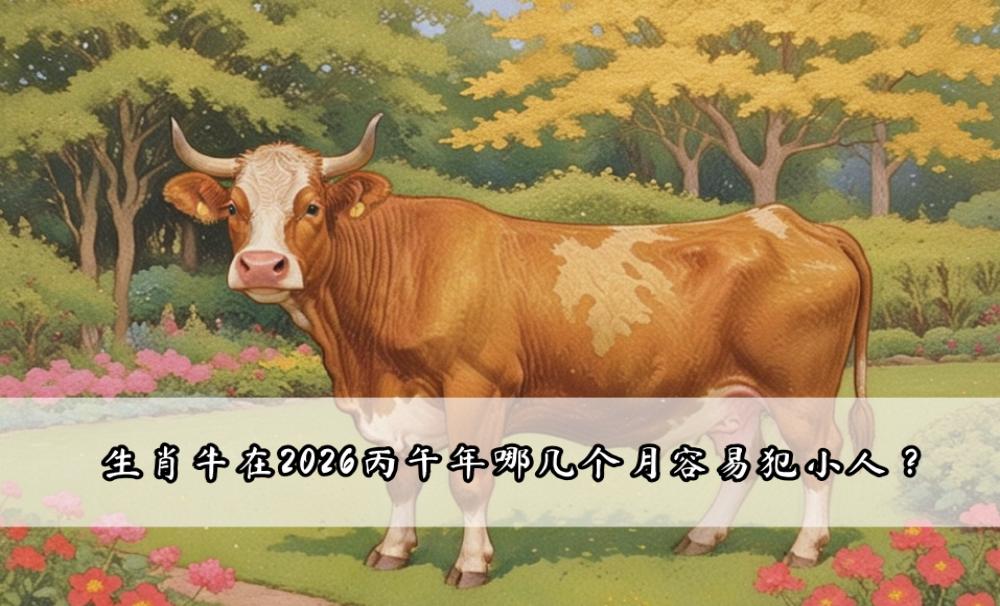 生肖牛在2026丙午年哪几个月容易犯小人？