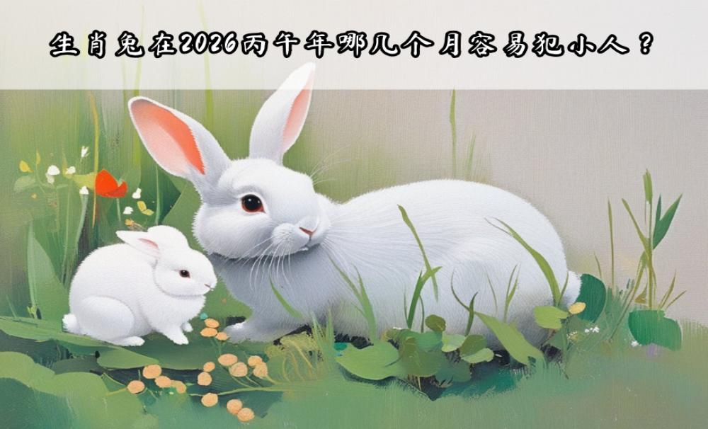 生肖兔在2026丙午年哪几个月容易犯小人？