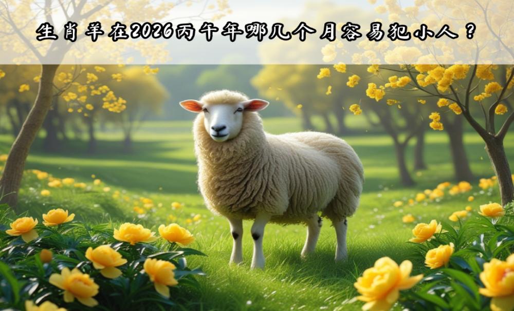 生肖羊在2026丙午年哪几个月容易犯小人？