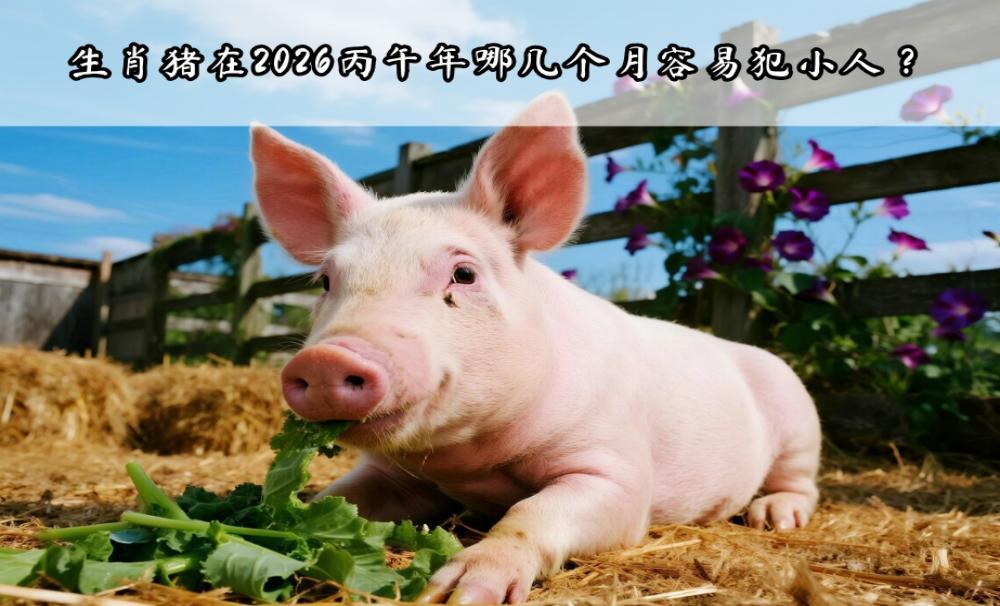 生肖猪在2026丙午年哪几个月容易犯小人？