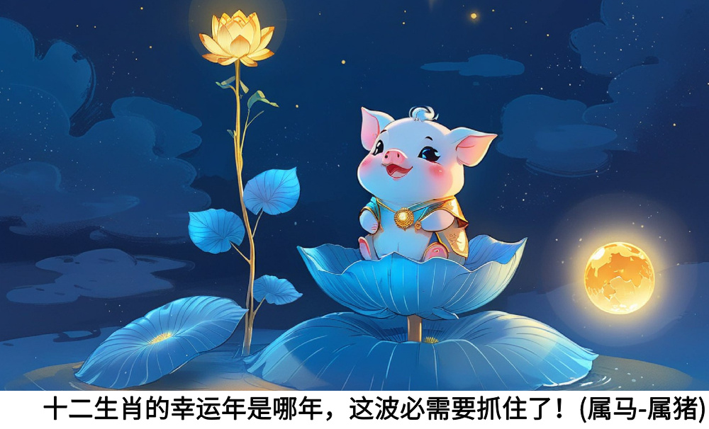 十二生肖的幸运年是哪年，这波必需要抓住了！(属马-属猪)