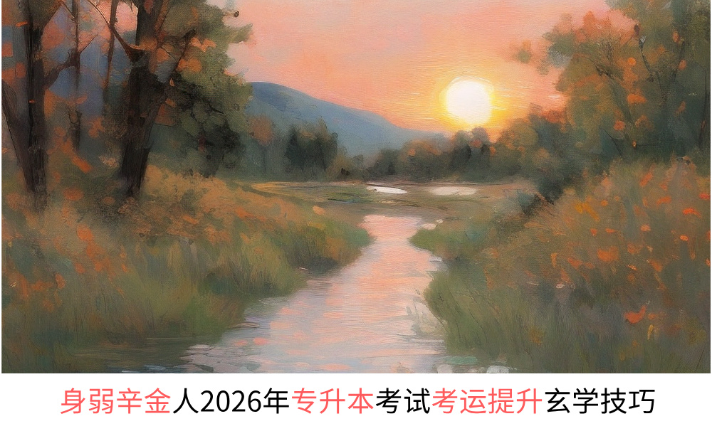 身强壬水人2026年专升本考试考运提升玄学技巧