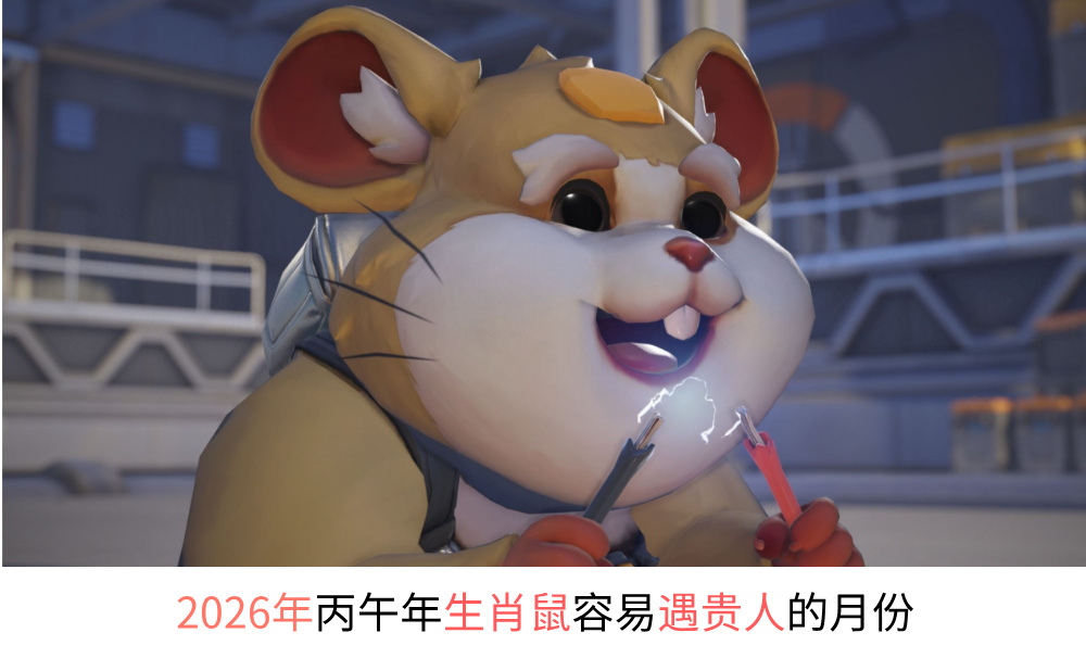 2026年丙午年生肖鼠容易遇贵人的月份