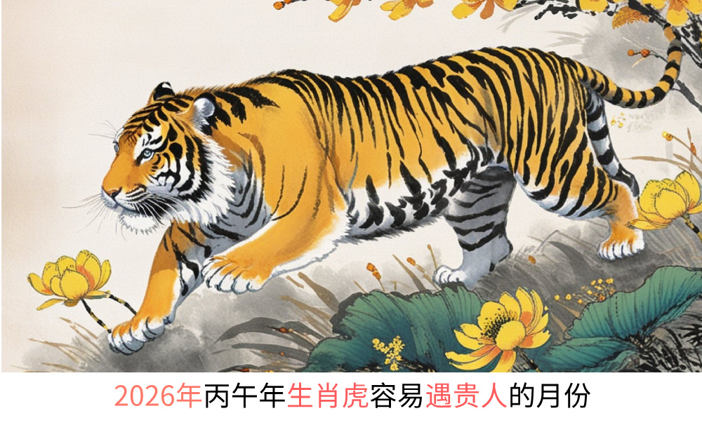 2026年丙午年生肖虎容易遇贵人的月份