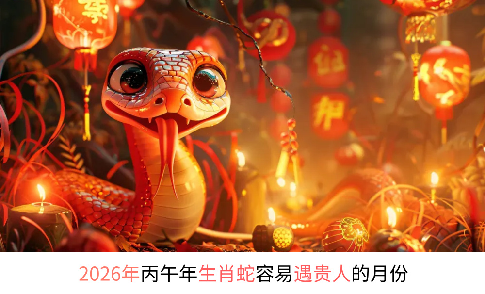 2026年丙午年生肖蛇容易遇贵人的月份