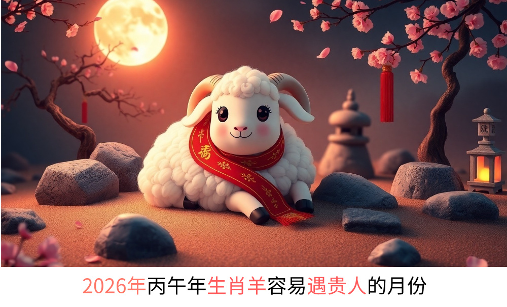 2026年丙午年生肖羊容易遇贵人的月份