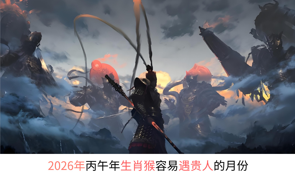 2026年丙午年生肖猴容易遇贵人的月份