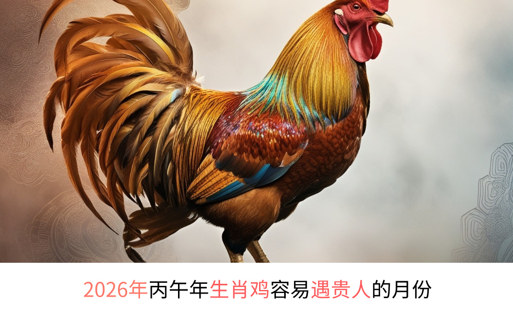 2026年丙午年生肖鸡容易遇贵人的月份