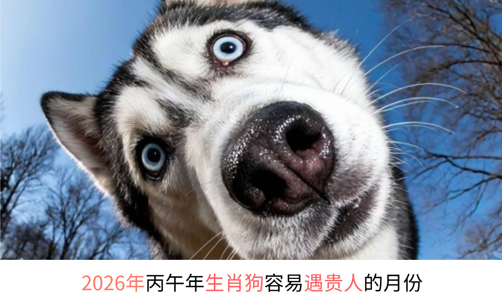 2026年丙午年生肖狗容易遇贵人的月份