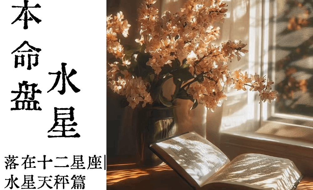 本命盘水星落在十二星座|水星天秤篇