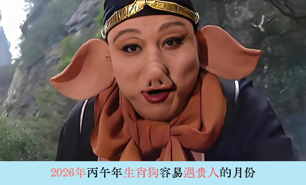 2026年丙午年生肖猪容易遇贵人的月份