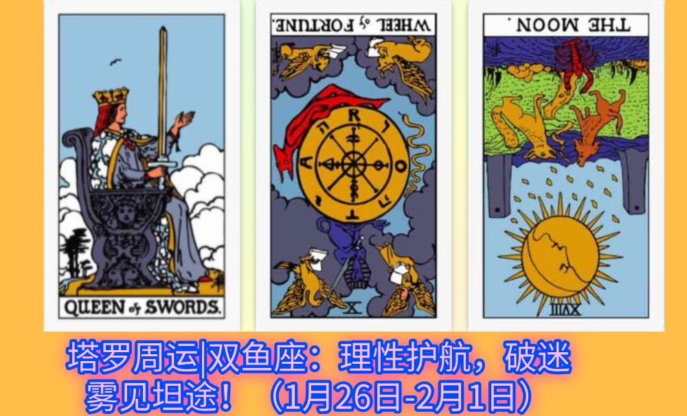 塔罗周运|双鱼座：理性护航，破迷雾见坦途！（1月26日-2月1日）