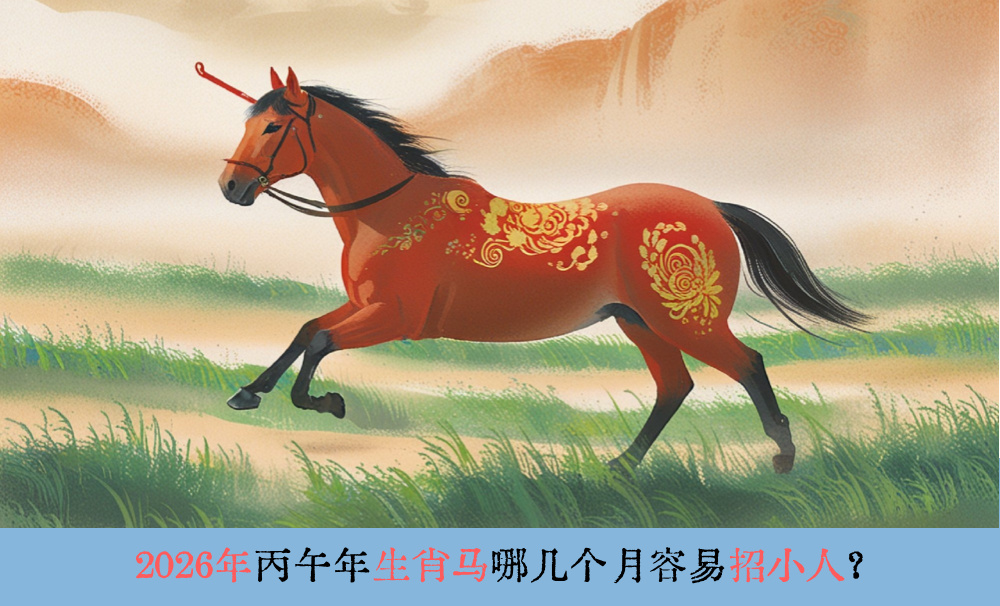 2026年丙午年生肖马哪几个月容易招小人？