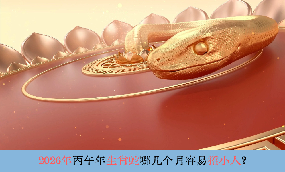 2026年丙午年生肖蛇哪几个月容易招小人？